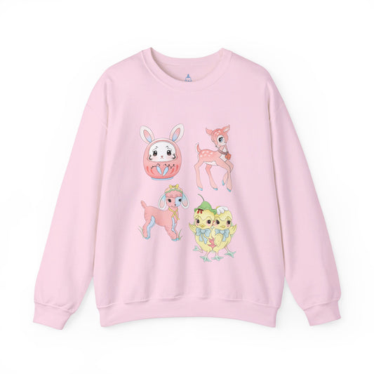 Creepy Easter Unisex Heavy Blend™ Crewneck Sweatshirt